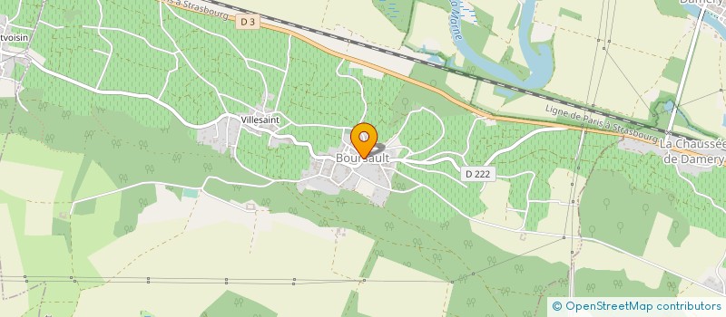 localisation de l'entreprise SOCIETE CIVILE IMMOBILIERE QUENCEZ TALBOT  BOURSAULT