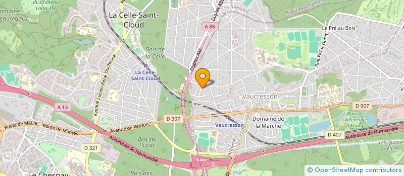 localisation de l'entreprise SOCIETE CIVILE IMMOBILIERE QUENCLOU à VAUCRESSON