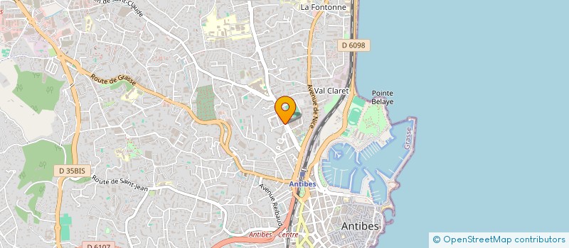 localisation de l'entreprise SOCIETE CIVILE IMMOBILIERE QUENIS à ANTIBES