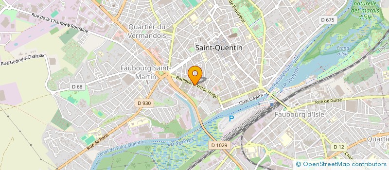 localisation de l'entreprise SOCIETE CIVILE IMMOBILIERE QUENTIN BARRE à SAINT-QUENTIN