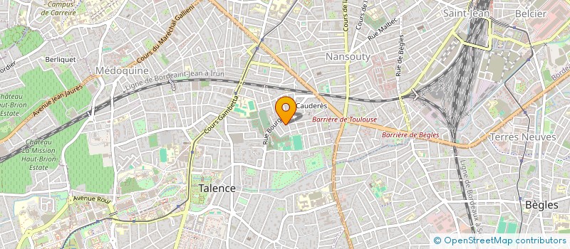 localisation de l'entreprise SOCIETE CIVILE IMMOBILIERE QUILLEVERE-PILLOY  TALENCE