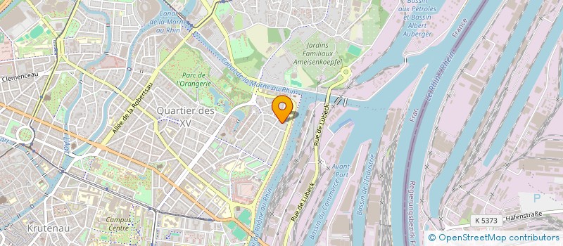 localisation de l'entreprise SOCIETE CIVILE IMMOBILIERE QUINQUA à STRASBOURG