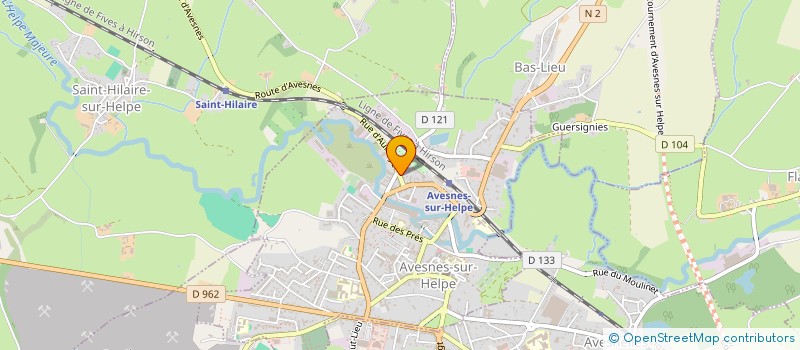 localisation de l'entreprise SOCIETE CIVILE IMMOBILIERE QUONIOU  AVESNES-SUR-HELPE