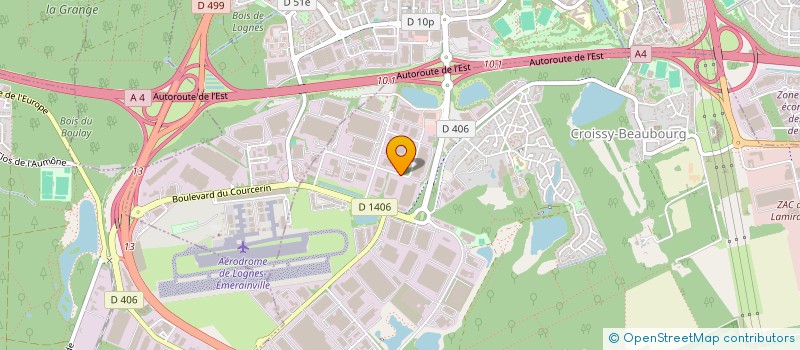 localisation de l'entreprise SOCIETE CIVILE IMMOBILIERE R  CROISSY-BEAUBOURG