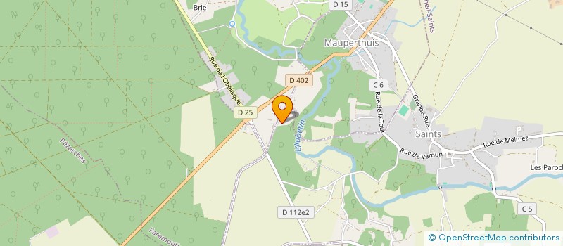 localisation de l'entreprise SOCIETE CIVILE IMMOBILIERE R&J INVEST  BEAUTHEIL-SAINTS