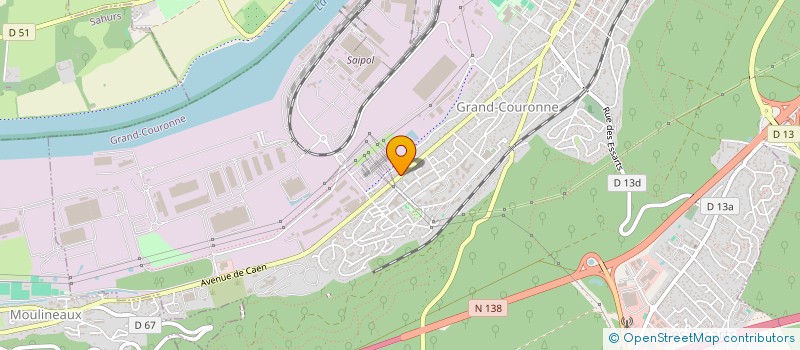 localisation de l'entreprise SOCIETE CIVILE IMMOBILIERE R.O.D  GRAND-COURONNE