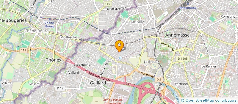 localisation de l'entreprise SOCIETE CIVILE IMMOBILIERE R-QUINTET  AMBILLY