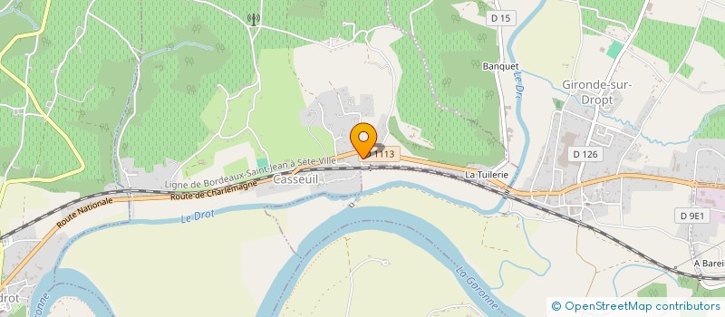 localisation de l'entreprise SOCIETE CIVILE IMMOBILIERE RADUGA  PONDAURAT