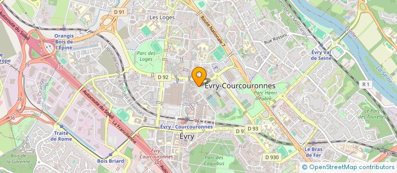 localisation de l'entreprise SOCIETE CIVILE IMMOBILIERE RAHENA à EVRY-COURCOURONNES