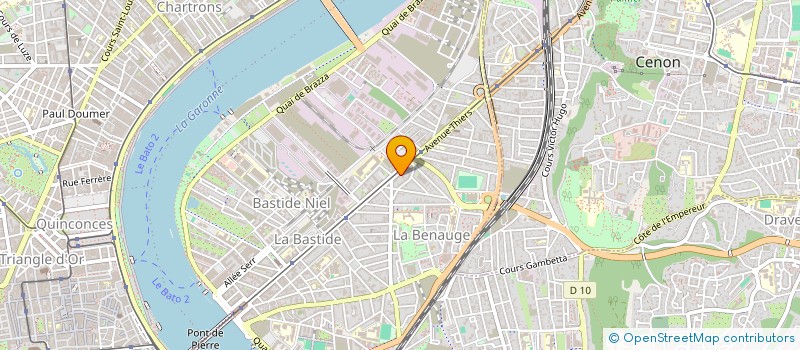 localisation de l'entreprise SOCIETE CIVILE IMMOBILIERE RAINAUD-LEVESQUE  BORDEAUX