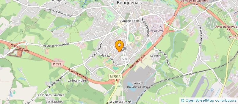 localisation de l'entreprise SOCIETE CIVILE IMMOBILIERE RAME à BOUGUENAIS