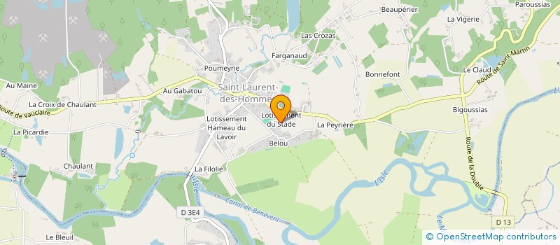 localisation de l'entreprise SOCIETE CIVILE IMMOBILIERE RAMECOURT DEGORRE  SAINT-LAURENT-DES-HOMMES