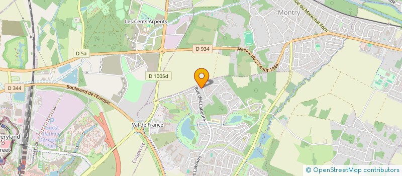 localisation de l'entreprise SOCIETE CIVILE IMMOBILIERE RANGALI SCI RANGALI  MAGNY-LE-HONGRE