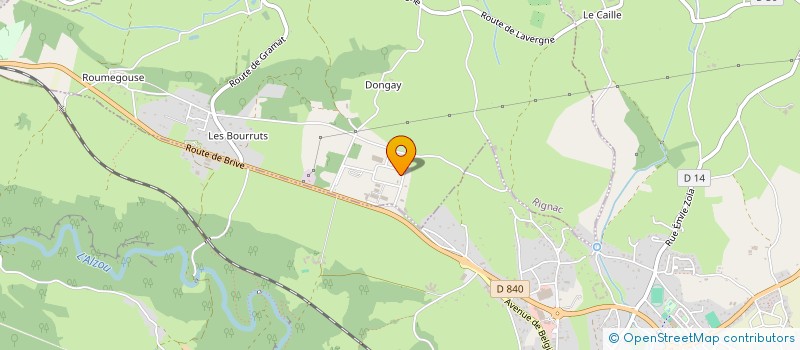 localisation de l'entreprise SOCIETE CIVILE IMMOBILIERE RAPIERRE  RIGNAC