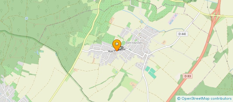 localisation de l'entreprise SOCIETE CIVILE IMMOBILIERE RB  BERRWILLER