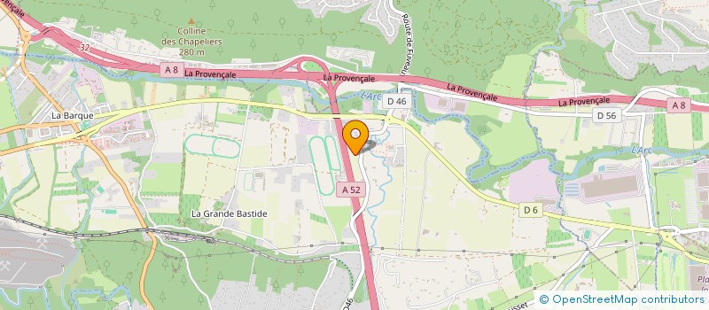 localisation de l'entreprise SOCIETE CIVILE IMMOBILIERE RCG  FUVEAU