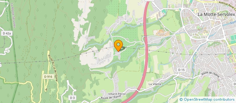 localisation de l'entreprise SOCIETE CIVILE IMMOBILIERE RCP  LA MOTTE-SERVOLEX