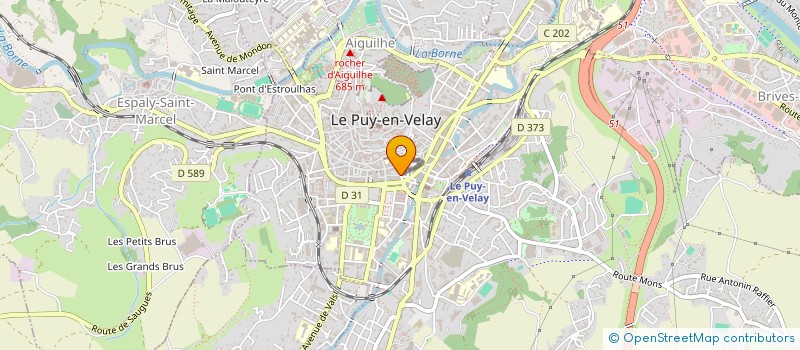 localisation de l'entreprise SOCIETE CIVILE IMMOBILIERE REAL ESTATE 43  LE PUY-EN-VELAY