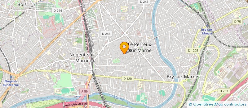 localisation de l'entreprise SOCIETE CIVILE IMMOBILIERE REBELEA  LE PERREUX-SUR-MARNE