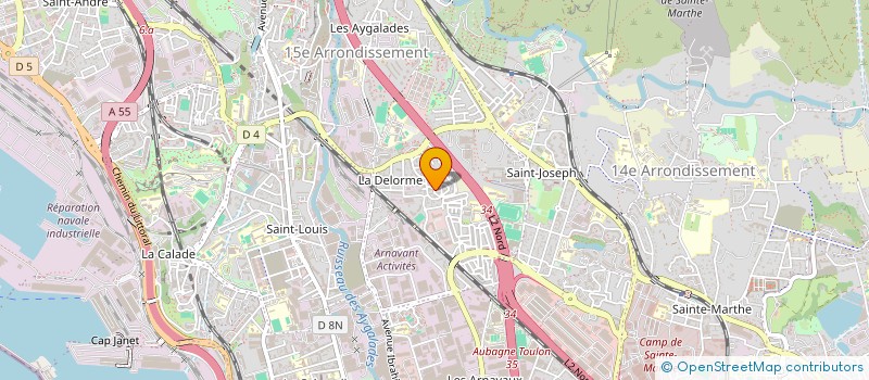 localisation de l'entreprise SOCIETE CIVILE IMMOBILIERE REED à MARSEILLE 15EME