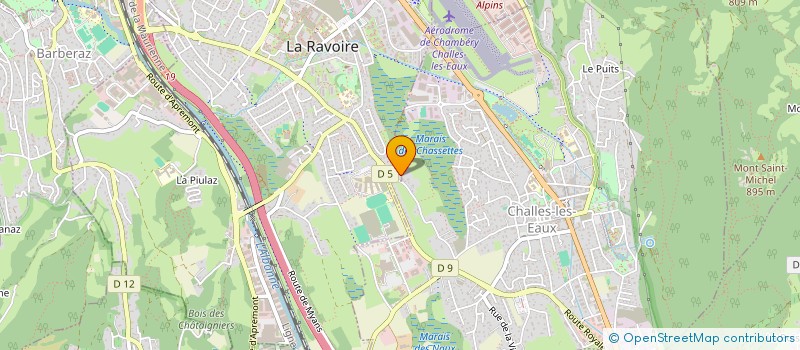 localisation de l'entreprise SOCIETE CIVILE IMMOBILIERE REFFO  LA RAVOIRE