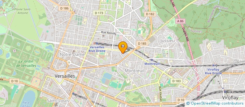 localisation de l'entreprise SOCIETE CIVILE IMMOBILIERE REINE ODONTOLOGIE à VERSAILLES