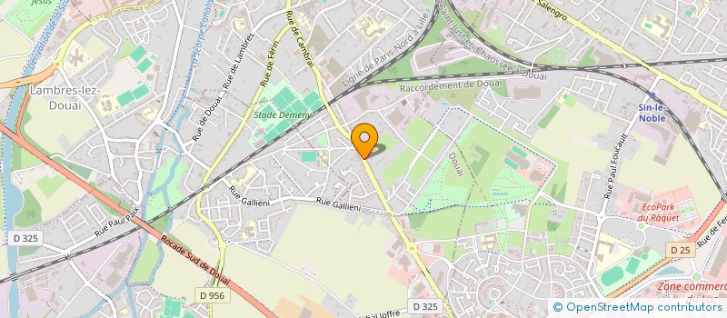 localisation de l'entreprise SOCIETE CIVILE IMMOBILIERE REKKOUCHE SEBASTIEN à DOUAI