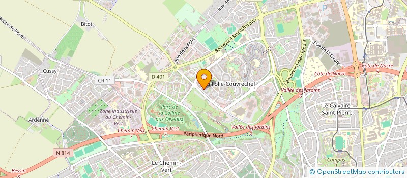 localisation de l'entreprise SOCIETE CIVILE IMMOBILIERE RENGIL à CAEN