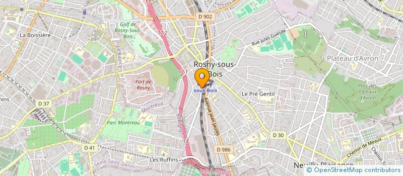 localisation de l'entreprise SOCIETE CIVILE IMMOBILIERE REPUBLIQUE à ROSNY-SOUS-BOIS