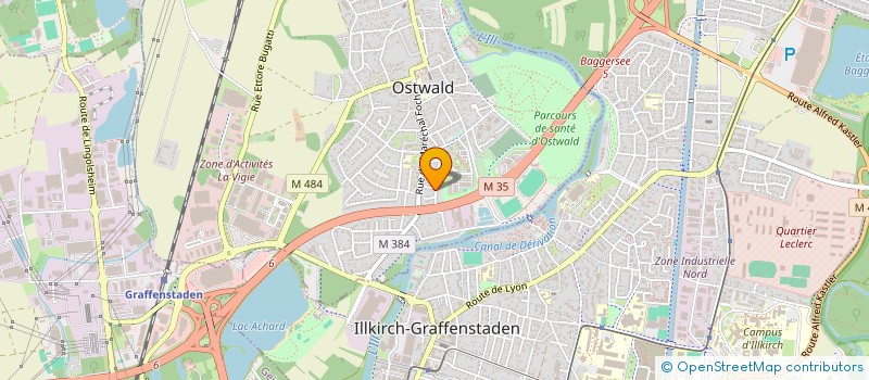 localisation de l'entreprise SOCIETE CIVILE IMMOBILIERE RESIDENCE APOLLON  OSTWALD