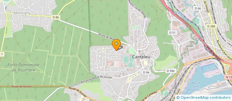 localisation de l'entreprise SOCIETE CIVILE IMMOBILIERE RESIDENCE SURENA LANGLOIS  CANTELEU