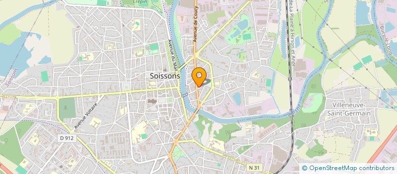 localisation de l'entreprise SOCIETE CIVILE IMMOBILIERE RESISTANCE à SOISSONS