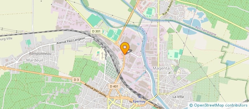 localisation de l'entreprise SOCIETE CIVILE IMMOBILIERE REV  EPERNAY