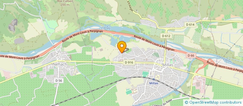 localisation de l'entreprise SOCIETE CIVILE IMMOBILIERE REVICAN  MILLAS