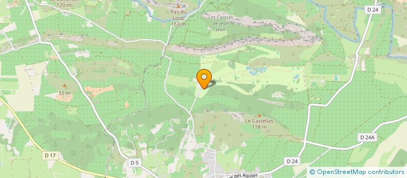 localisation de l'entreprise SOCIETE CIVILE IMMOBILIERE REVOIL-SERVANES  MOURIES