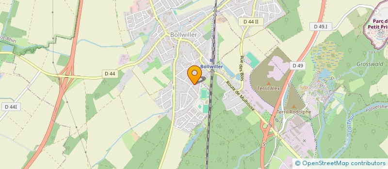 localisation de l'entreprise SOCIETE CIVILE IMMOBILIERE REZAHOME  BOLLWILLER