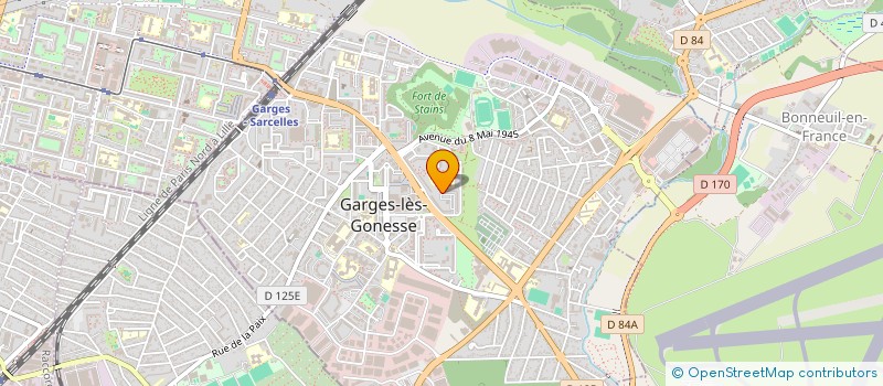 localisation de l'entreprise SOCIETE CIVILE IMMOBILIERE RG à GARGES-LES-GONESSE