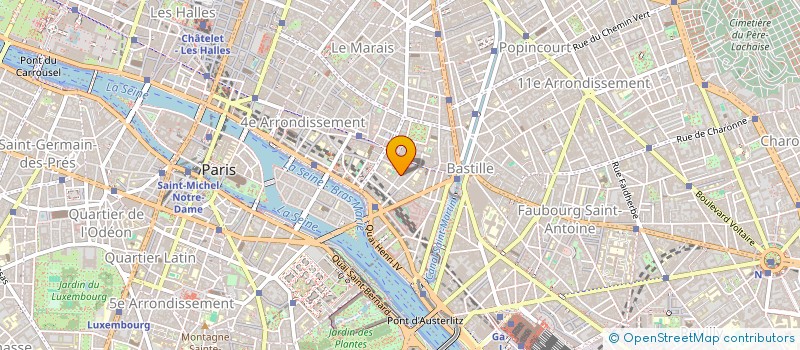 localisation de l'entreprise SOCIETE CIVILE IMMOBILIERE RG BEAUTREILLIS  PARIS