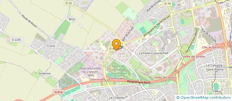 localisation de l'entreprise SOCIETE CIVILE IMMOBILIERE RG INVEST 1  CAEN