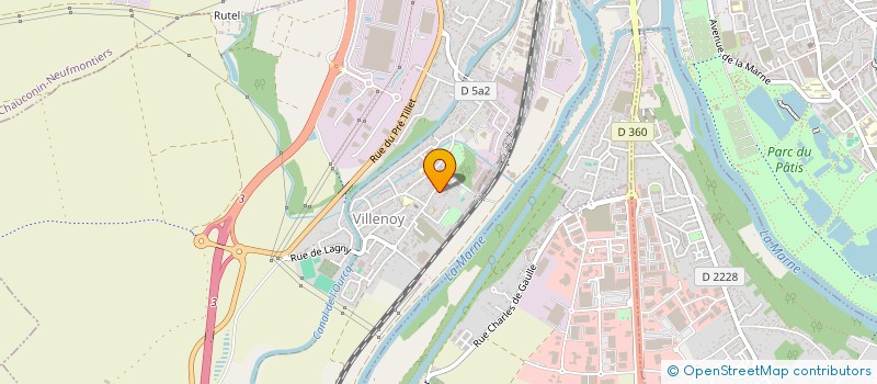 localisation de l'entreprise SOCIETE CIVILE IMMOBILIERE RGDS  VILLENOY