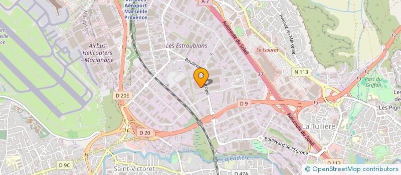localisation de l'entreprise SOCIETE CIVILE IMMOBILIERE RHONE PROVENCE  BOUC-BEL-AIR