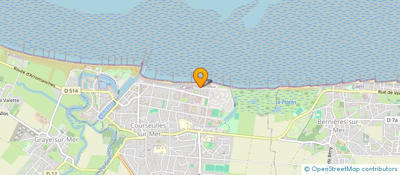 localisation de l'entreprise SOCIETE CIVILE IMMOBILIERE RIBA ROJA à COURSEULLES-SUR-MER
