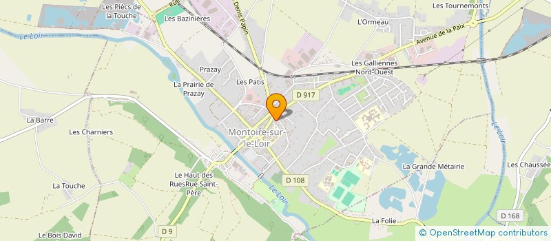 localisation de l'entreprise SOCIETE CIVILE IMMOBILIERE RICHARD XC  MONTOIRE-SUR-LE-LOIR