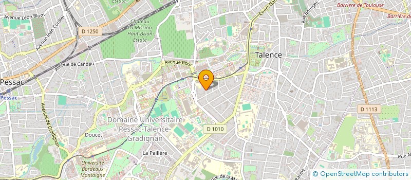 localisation de l'entreprise SOCIETE CIVILE IMMOBILIERE RIVAGE  TALENCE