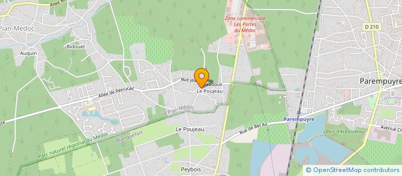 localisation de l'entreprise SOCIETE CIVILE IMMOBILIERE RM IMMO à LE PIAN-MEDOC