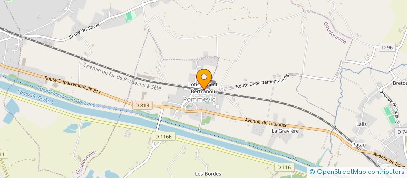 localisation de l'entreprise SOCIETE CIVILE IMMOBILIERE ROGER ET MURIEL CANNAUX  POMMEVIC