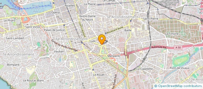 localisation de l'entreprise SOCIETE CIVILE IMMOBILIERE ROLMAR  OLLIOULES