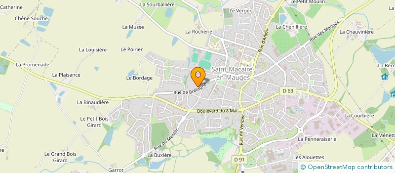 localisation de l'entreprise SOCIETE CIVILE IMMOBILIERE ROLS à SEVREMOINE