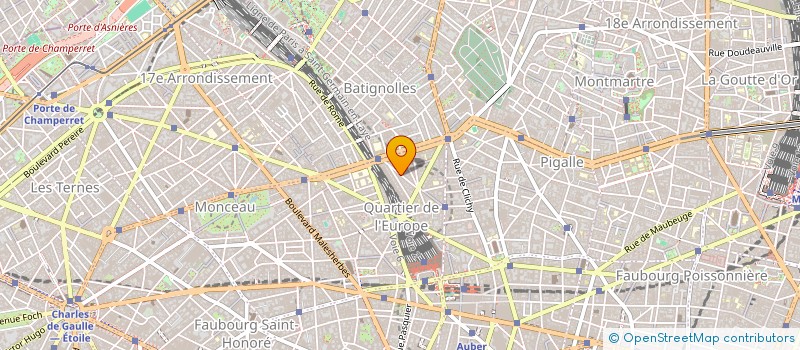 localisation de l'entreprise SOCIETE CIVILE IMMOBILIERE ROM - BATIGNOLLES 2018  PARIS