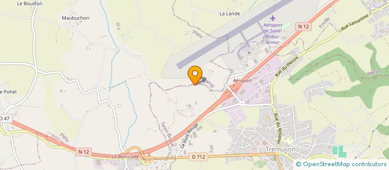 localisation de l'entreprise SOCIETE CIVILE IMMOBILIERE ROMAINVILLE LE COGNET  TREMUSON